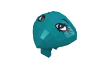 Набор LEGO Minifig Martian Head with Clip with Eyelashes Print, Темно-бирюзовый