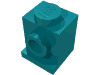 Набор LEGO Brick Special 1 x 1 with Headlight and No Slot, Темно-бирюзовый