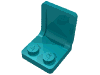Набор LEGO Minifig Seat 2 x 2, Темно-бирюзовый