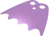 Набор LEGO Minifig Cloth Cape - 5 Scalloped Points [Batman], Medium Lavender