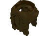 Minifig Beard, Braided with Hair in Back