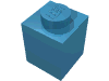 Набор LEGO Brick 1 x 1, Maersk Blue