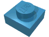 Набор LEGO Plate 1 x 1, Maersk Blue