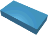 Набор LEGO Tile 1 x 2 with Groove, Maersk Blue