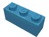 Набор LEGO Brick 1 x 3, Maersk Blue