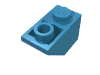 Набор LEGO Slope Inverted 45В° 2 x 1, Maersk Blue