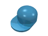 Набор LEGO Minifig Cap Long Peak, Maersk Blue