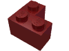 Набор LEGO Brick 2 x 2 Corner, Темно-красный