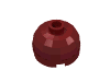 Набор LEGO Brick, Round 2 x 2 Dome Top - Hollow Stud with Bottom Axle Holder x Shape + Orientation, Темно-красный