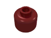 Набор LEGO Minifig Head Plain [Hollow Stud], Темно-красный