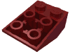 Набор LEGO Slope Inverted 33В° 3 x 2 [Connections between Studs], Темно-красный