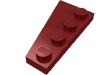 Набор LEGO Wedge Plate 4 x 2 Right, Темно-красный