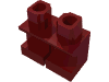 Набор LEGO Hips and Legs Short [without Hole], Темно-красный