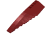 Набор LEGO Wedge 12 x 3 Left, Темно-красный