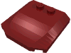 Набор LEGO Wedge 4 x 4 x 2/3 Triple Curved, Темно-красный