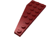 Набор LEGO Wedge Plate 8 x 3 Right, Темно-красный
