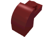 Набор LEGO Brick Curved 1 x 2 x 1 1/3 with Curved Top, Темно-красный