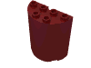 Набор LEGO Cylinder Half 2 x 4 x 4, Темно-красный