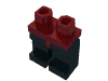 Набор LEGO Hips and Black Legs, Темно-красный
