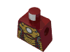 Набор LEGO Minifig Torso with Iron Man Armoured Suit Mark XLII Print, Темно-красный