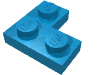 Набор LEGO Plate 2 x 2 Corner, Dark Azure