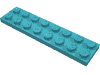 Набор LEGO Plate 2 x 8, Medium Azure