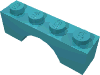 Набор LEGO Brick Arch 1 x 4, Medium Azure