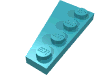 Набор LEGO Wedge Plate 4 x 2 Right, Medium Azure