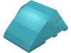 Набор LEGO Wedge 4 x 3 [No Studs], Medium Azure