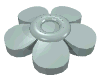 Набор LEGO Friends Accessories Hair Decoration, Flower with 5 Smooth Petals and Pin, Light Aqua