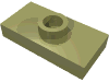 Набор LEGO Plate Special 1 x 2 with 1 Stud with Groove (Jumper), Оливковый