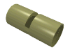 Набор LEGO Technic Pin Connector Round [Slotted], Оливковый