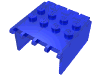Набор LEGO Windscreen 4 x 4 x 2 Canopy Extender, Trans-Dark Blue