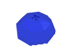 Набор LEGO Windscreen 10 x 10 x 4 Octagonal Canopy, Trans-Dark Blue
