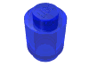 Набор LEGO Brick Round 1 x 1 Solid Stud, Trans-Dark Blue
