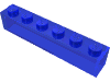 Набор LEGO Brick 1 x 6 without Bottom Tubes, Trans-Dark Blue