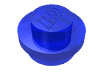 Набор LEGO Plate Round 1 x 1 with Solid Stud, Trans-Dark Blue