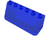 Набор LEGO Windscreen 2 x 6 x 2, Trans-Dark Blue