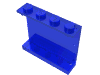 Набор LEGO Panel 1 x 4 x 3 [Solid Studs], Trans-Dark Blue