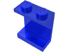 Набор LEGO Panel 1 x 2 x 2 [Solid Studs], Trans-Dark Blue