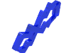 Набор LEGO Minifig Lightning, Trans-Dark Blue