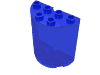 Набор LEGO Cylinder Half 2 x 4 x 4, Trans-Dark Blue