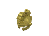 Набор LEGO Minifig Helmet Castle - Dragon Crown Top, Chrome Gold