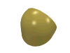 Набор LEGO Minifig Visor - Large, Chrome Gold