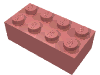 Набор LEGO Brick 2 x 4, Sand Red