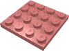Набор LEGO Plate 4 x 4, Sand Red