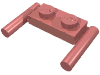 Набор LEGO Plate Special 1 x 2 with Handles [Flat Ends / Low Attachment], Sand Red