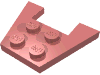 Набор LEGO Wedge Plate 3 x 4 without Stud Notches, Sand Red