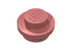Набор LEGO Plate Round 1 x 1 with Solid Stud, Sand Red