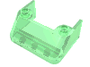 Набор LEGO Windscreen 3 x 4 x 1 1/3 with 2 Studs on Top, Прозрачный зеленый